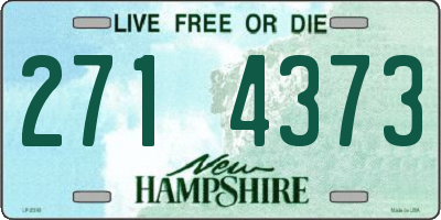 NH license plate 2714373