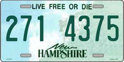 NH license plate 2714375