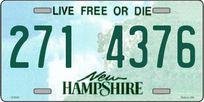 NH license plate 2714376