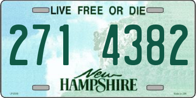 NH license plate 2714382