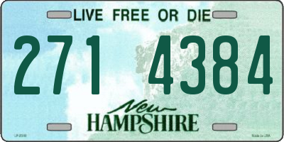 NH license plate 2714384