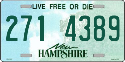 NH license plate 2714389