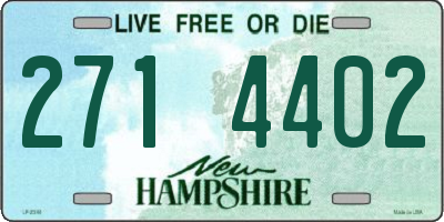 NH license plate 2714402