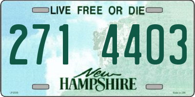 NH license plate 2714403