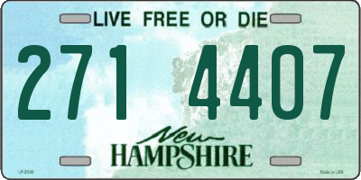 NH license plate 2714407