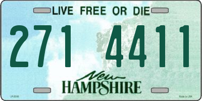 NH license plate 2714411