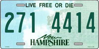NH license plate 2714414