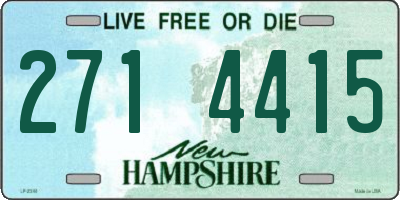 NH license plate 2714415