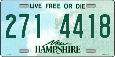 NH license plate 2714418