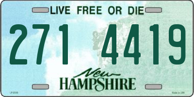 NH license plate 2714419