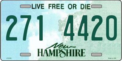 NH license plate 2714420