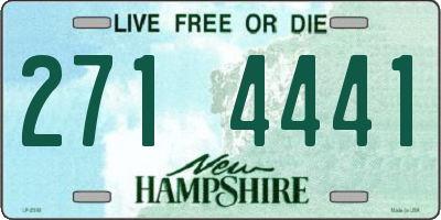 NH license plate 2714441