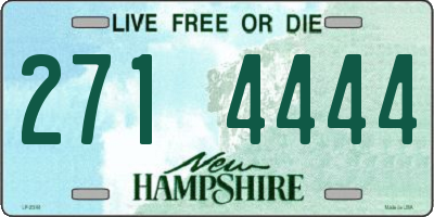 NH license plate 2714444
