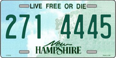 NH license plate 2714445