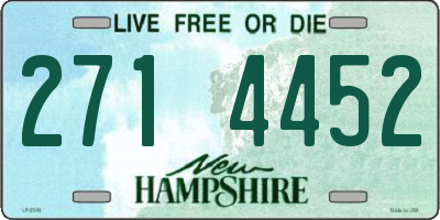 NH license plate 2714452