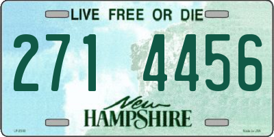 NH license plate 2714456
