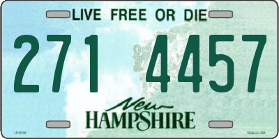 NH license plate 2714457