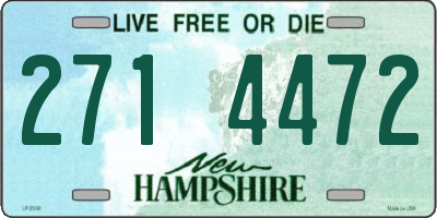 NH license plate 2714472