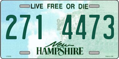 NH license plate 2714473