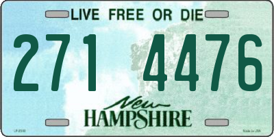 NH license plate 2714476