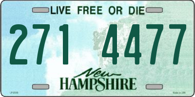 NH license plate 2714477