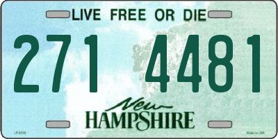 NH license plate 2714481
