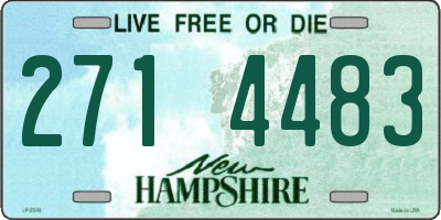 NH license plate 2714483