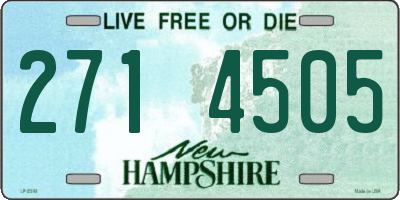 NH license plate 2714505