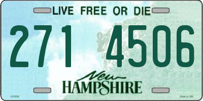 NH license plate 2714506
