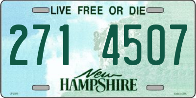 NH license plate 2714507