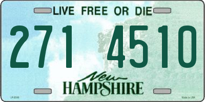 NH license plate 2714510