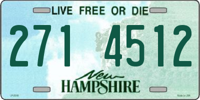 NH license plate 2714512