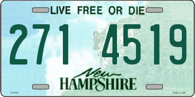 NH license plate 2714519