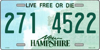 NH license plate 2714522