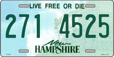 NH license plate 2714525