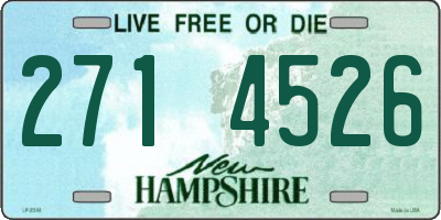 NH license plate 2714526