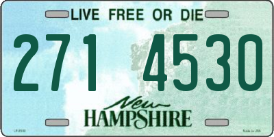 NH license plate 2714530