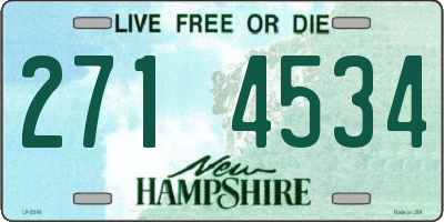 NH license plate 2714534