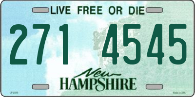 NH license plate 2714545