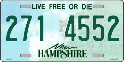 NH license plate 2714552