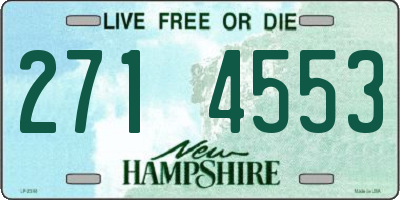 NH license plate 2714553