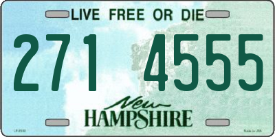 NH license plate 2714555