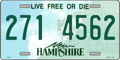 NH license plate 2714562