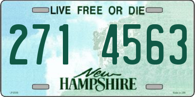 NH license plate 2714563