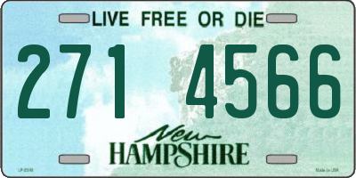 NH license plate 2714566