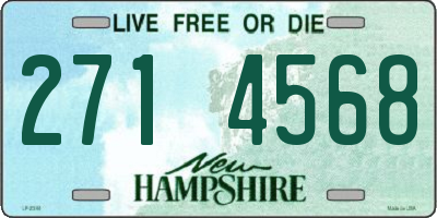 NH license plate 2714568