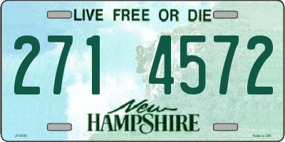 NH license plate 2714572