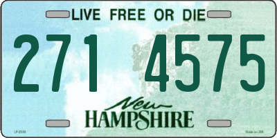 NH license plate 2714575