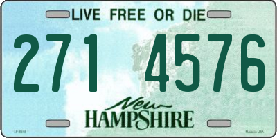 NH license plate 2714576