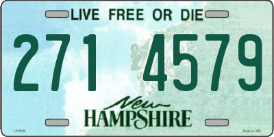 NH license plate 2714579